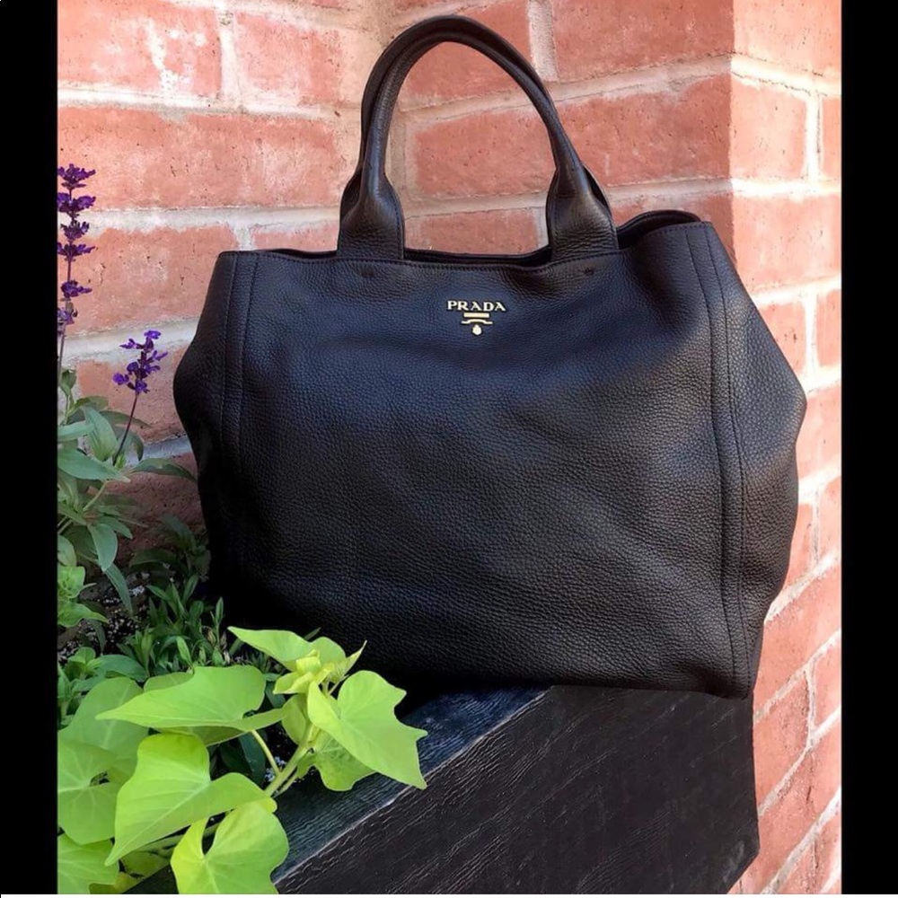 Prada hobo leather bag